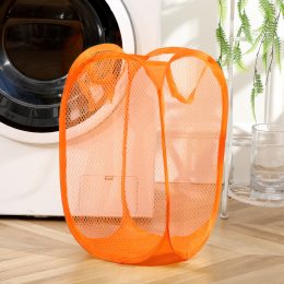 Кошик-сітка для іграшок,одягу Mesh  32*32*49см Помаранчевий (YAB)