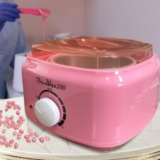 Воскоплав баночный Pro-Wax PW-200 для депиляции с терморегуляцией, Розовый (YAB)