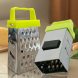 Мини-терка на магните 3-сторонняя нержавеющая сталь 7,5 см, Желтый (YAB)