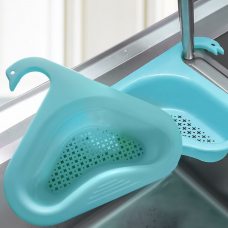 Треугольный дуршлаг с креплением на смеситель Лебедь, 22 × 23 × 6 см, Голубой (YAB) Треугольный дуршлаг с креплением на смеситель Лебедь, 22 × 23 × 6 см, Голубой (YAB)