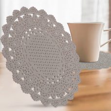 Универсальная силиконовая кружевная подставка под горячее 2 шт. TengFei 886 Серый (YAB)