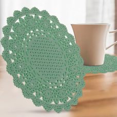 Универсальная силиконовая кружевная подставка под горячее 2 шт. TengFei 886 Зеленый (YAB)