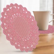 Универсальная силиконовая кружевная подставка под горячее 2 шт. TengFei 886 Розовый (YAB) Универсальная силиконовая кружевная подставка под горячее 2 шт. TengFei 886 Розовый (YAB)