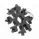 Многофункциональный мультитул SNOWFLAKE WRENCH TOO 18 в 1 Снежинка, Черный (YAB)
