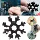 Багатофункціональний мультитул SNOWFLAKE WRENCH TOO 18 в 1 Сніжинка, Чорний (YAB)