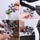 Многофункциональный мультитул SNOWFLAKE WRENCH TOO 18 в 1 Снежинка, Черный (YAB)