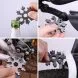 Багатофункціональний мультитул SNOWFLAKE WRENCH TOO 18 в 1 Сніжинка, Чорний (YAB)
