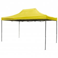 Раздвижной шатер-палатка садовый павильон с ножками 3x4.5 м Желтый (DT)