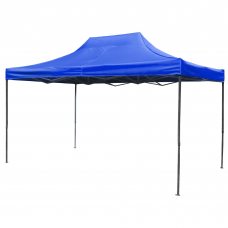 Раздвижной шатер-палатка садовый павильон с ножками 3x4.5 м Синий (DT)