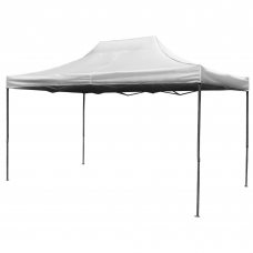 Розсувний намет-намет садовий павільйон з ніжками 3x4.5 м Білий (DT)
