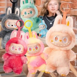 Коллекционная фигурка линейки The Monsters Labubu Лабубу HaveASeat, игрушка-брелок Серия №3, 17 см