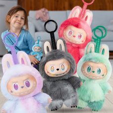 М'яка іграшка-брелок Labubu Лабубу The Monsters кумедна фігурка-сюрприз для дітей Серія №3, 17 см