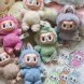 Мягкая игрушка-брелок Labubu HaveASeat с уникальным дизайном от The Monsters, Серия №1, 17 см