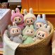 Мягкая игрушка-брелок Labubu HaveASeat с уникальным дизайном от The Monsters, Серия №1, 17 см