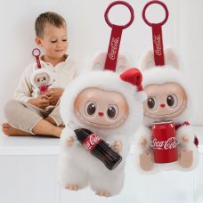 М’яка колекційна фігурка брелок-сюрприз Labubu Лабубу The Monsters Edition серія Cola, 17 см