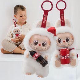 М’яка колекційна фігурка брелок-сюрприз Labubu Лабубу The Monsters Edition серія Cola, 17 см