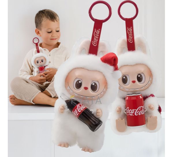 М’яка колекційна фігурка брелок-сюрприз Labubu The Monsters Edition серія Cola, 17 см