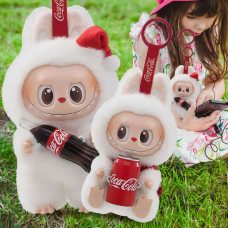  Игрушка-сюрприз Labubu Лабубу HaveASeat The Monsters лимитированная фигурка-брелок, серия Cola 17 см