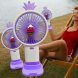 Портативний ручний-настільний вентилятор miniFan 99006-3 (USB-A - DC) Фіолетовий (YAB)