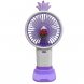 Портативний ручний-настільний вентилятор miniFan 99006-3 (USB-A - DC) Фіолетовий (YAB)