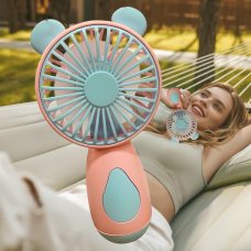 Портативный ручной аккумуляторный вентилятор miniFan 99013-2 (USB-A - DC) Розовый (YAB)