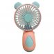 Портативний ручний акумуляторний вентилятор miniFan 99013-2 (USB-A - DC) Рожевий (YAB)