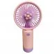 Портативний ручний-настільний вентилятор miniFan 99010-2 (USB-A - DC) Рожевий (YAB)