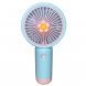 Портативний ручний-настільний вентилятор miniFan 99010-2 (USB-A - DC) Блакитний (YAB)