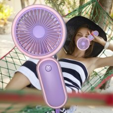 Портативний ручний вентилятор miniFan 99009-1 (USB-A - DC) Бузковий (YAB)