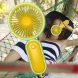 Портативний ручний вентилятор miniFan 99009-1 (USB-A - DC) Жовтий (YAB)