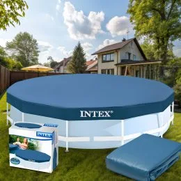 Тент-кришка для круглого каркасного басейна Intex 57901 4,88 м