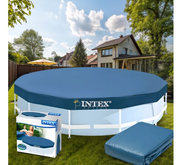 Тент-кришка для круглого каркасного басейна Intex 57901 4,88 м