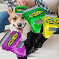 Пластиковий фурмінатор для довгошерстих котів та собак, які линяють (5см+) FURminator 4,5см