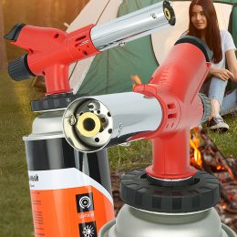 Газовая горелка с пьезозажиганием 1083 Gas Torch №918, 1300°C (JS)