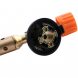 Газовая мощная горелка 921  TQ-2508 из латуни 1250°C, 130 × 42 × 55 мм (JS)