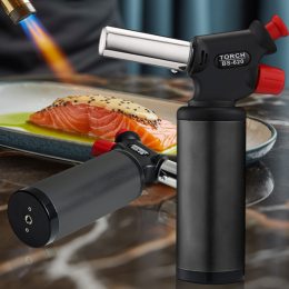 Кондитерская газовая горелка BURNING TORCH BS-620/1433 для фламбирования и карамелизации, Черный (JS)