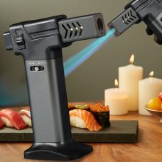 Кондитерская газовая горелка Turbo Torch OL-600/1851, профессиональный карамелизатор 1300 °C, Черный (JS)