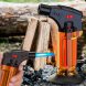 Портативная газовая горелка туристическая ULTIMATE 1608 с пьезозажиганием, Оранжевый (JS)