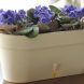 Овальний горщик для квітів з автополиванням «LATINA WINDOW BOX» 17*39,5см, 6,7л Пісочний (DRKJ)