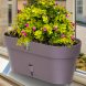 Овальний горщик для квітів з автополиванням «LATINA WINDOW BOX» 17*39,5см, 6,7л Шаде (DRKJ)