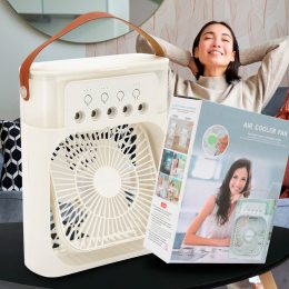Портативный кондиционер-увлажнитель воздуха с подсветкой 350 мл Artic Air Cooler Fan ICE (211)