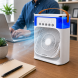 Мощный портативный настольный USB-C кондиционер 3 скорости 500 мл Arctic Air Cooler Fan ICE Белый (X26)