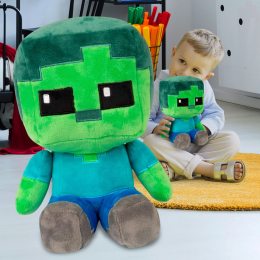 Мягкая детская игрушка Зомби из Minecraft Майнкрафт (AX)