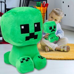 Мягкая детская игрушка Крипер из Minecraft Майнкрафт (AX)