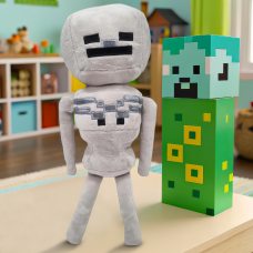 Дитяча м'яка іграшка-брелок фігурка з гри Minecraft Скелет (AX)