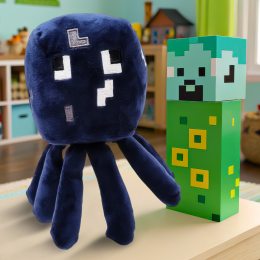 Детская мягкая игрушка-брелок фигурка из игры Minecraft Спрут (AX)