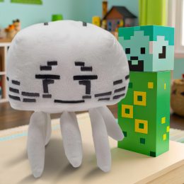 Детская мягкая игрушка-брелок фигурка из игры Minecraft Гаст (AX)