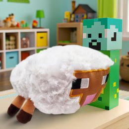 Детская мягкая игрушка-брелок фигурка из игры Minecraft Овца (AX)