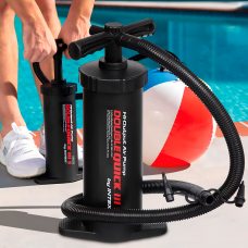 Пластиковий компактний механічний насос для басейну Intex Double Quick III Pump 68605 тип III S, 37 см Пластиковий компактний механічний насос для басейну Intex Double Quick III Pump 68605 тип III S, 37 см