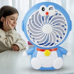 Портативный вентилятор Doraemon Light&Fan SC4780, аккумулятор/USB, Голубой